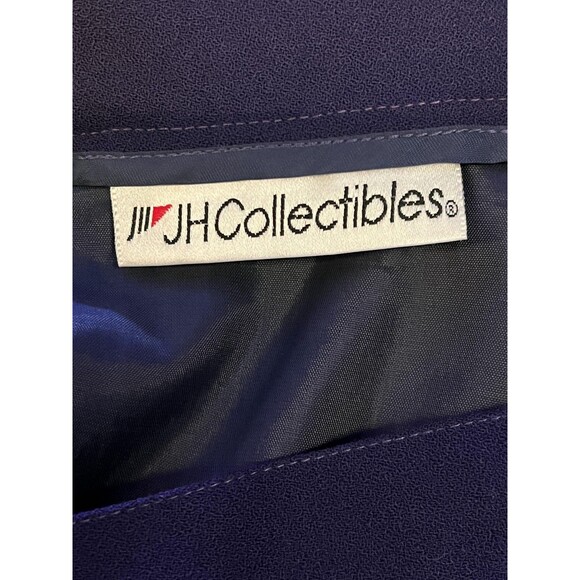 JH Collectibles Skirt Womens Purple Wool Lined Maxi Front Slit Made in USA - Picture 10 of 13